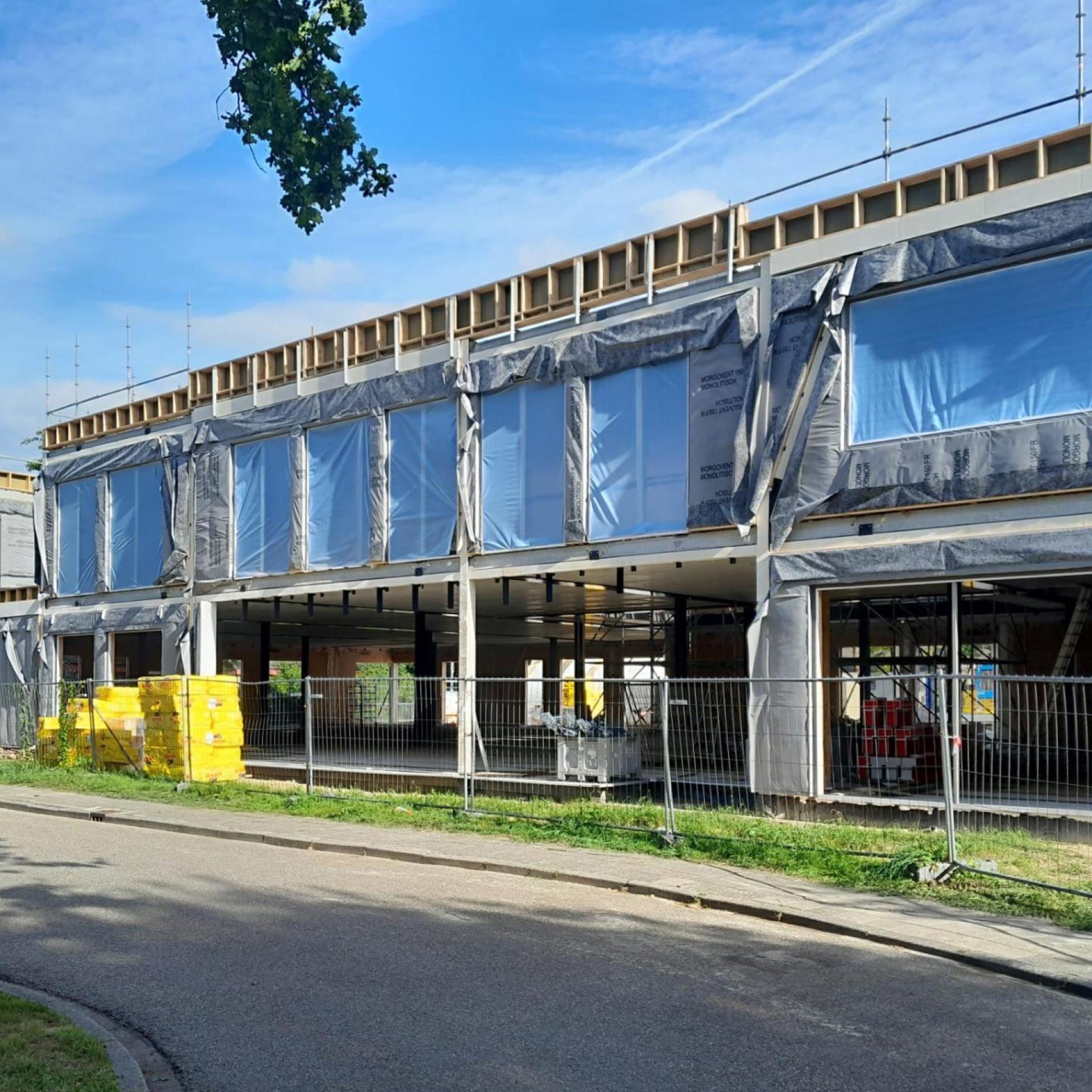 Wandelementen Parkschool Amersfoort - leveren en monteren wandelementen